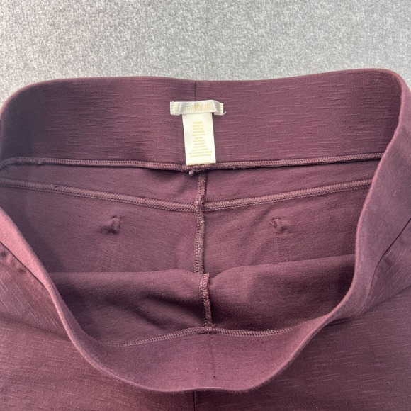 Matty M Leggings Women's Stretch Pants Burgundy Red Stretch Waistband Size XL - Picture 3 of 13